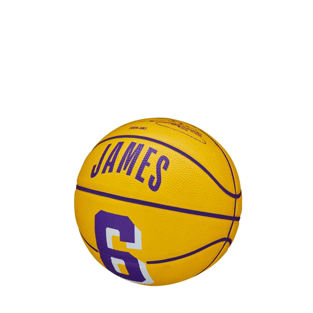 LeBron James Los Angeles Lakers Wilson NBA Mini Player Basketball - Gold