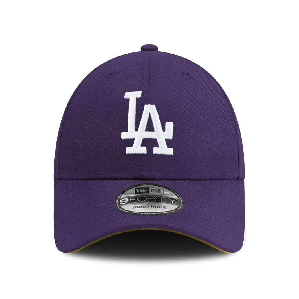 Los Angeles Dodgers x Lakers New Era MLB LA City Mix 9FORTY Curve Hat - Purple