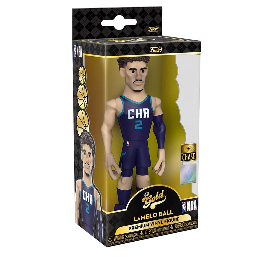 LaMelo Ball Charlotte Hornets Funko NBA 5" Home Vinyl Gold Figure - Purple