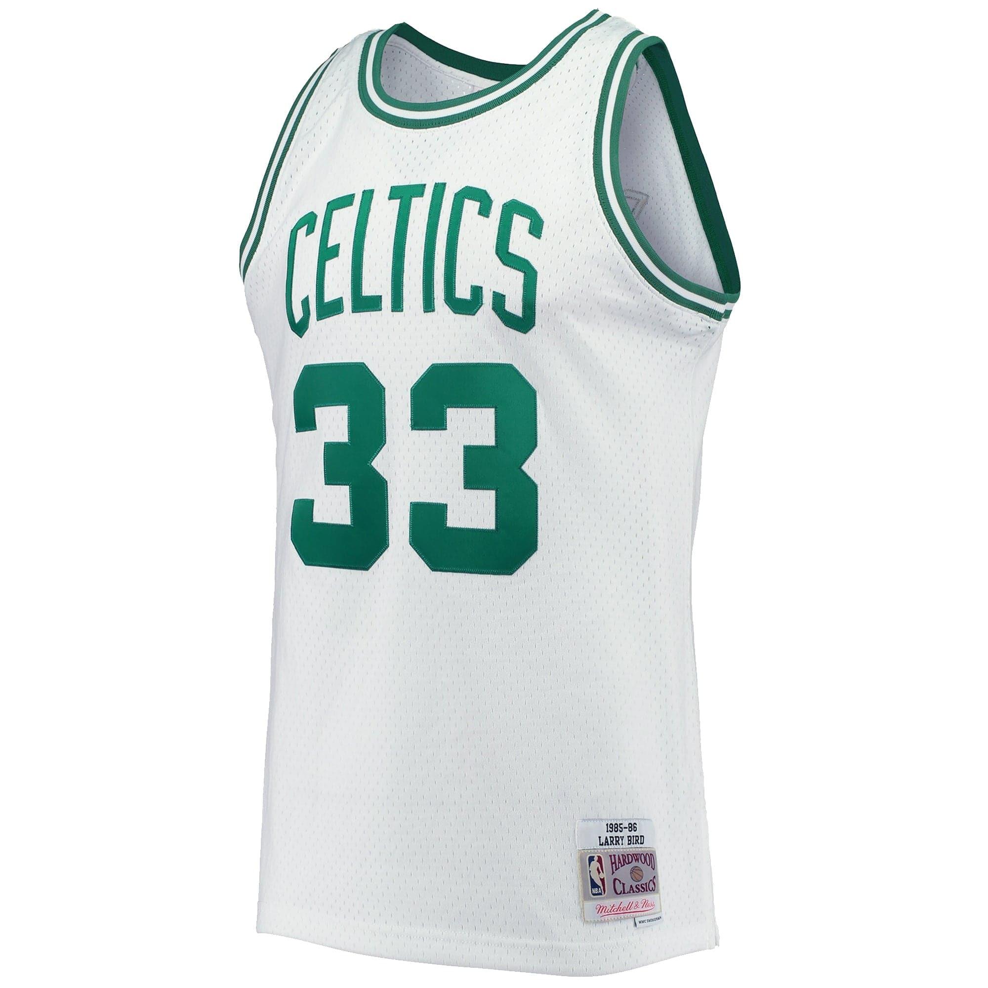 Larry Bird Boston Celtics Mitchell & Ness NBA 85-86 Swingman Jersey - White