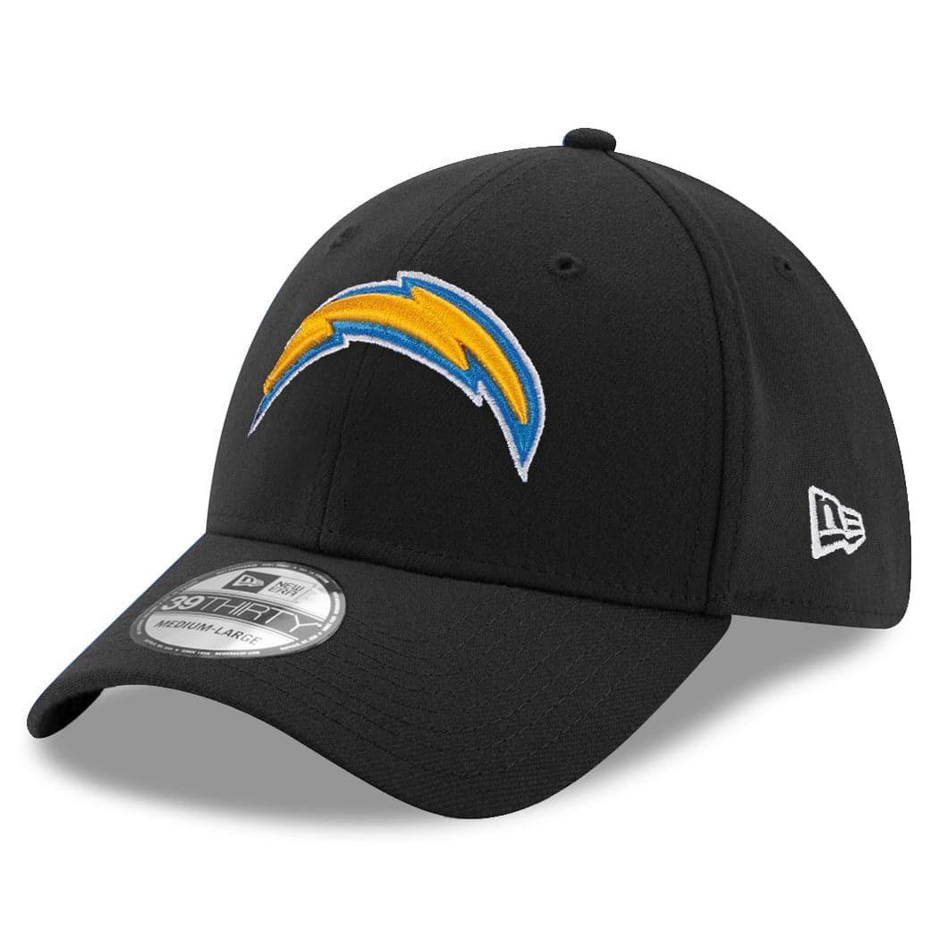 Los Angeles Chargers New Era NFL Team 39THIRTY Stretch Fit Hat - Black