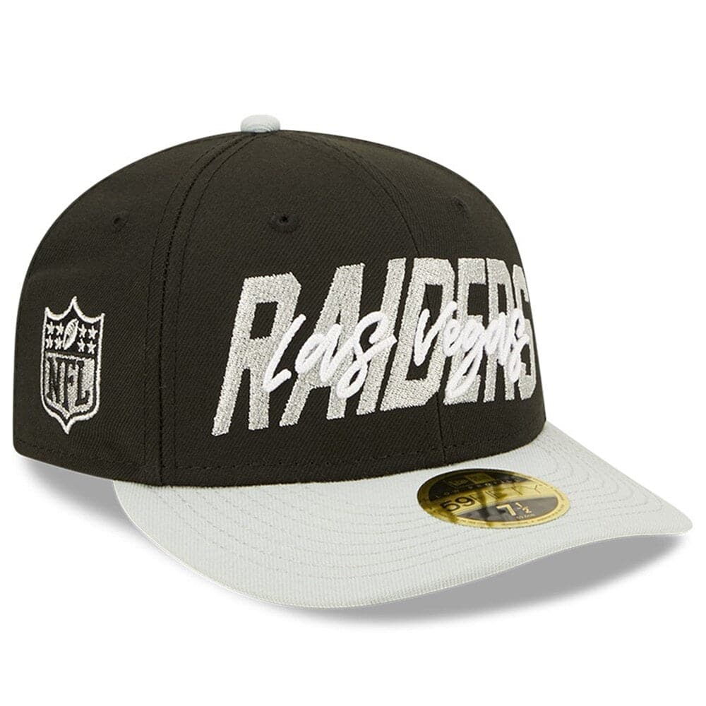 Las Vegas Raiders New Era NFL 2022 Draft Low Profile 59FIFTY Fitted Hat - Black