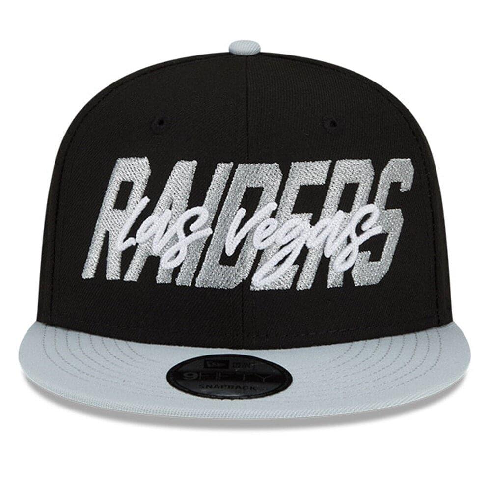 Las Vegas Raiders New Era NFL 2022 Draft On-Stage 9FIFTY Snapback Hat - Black