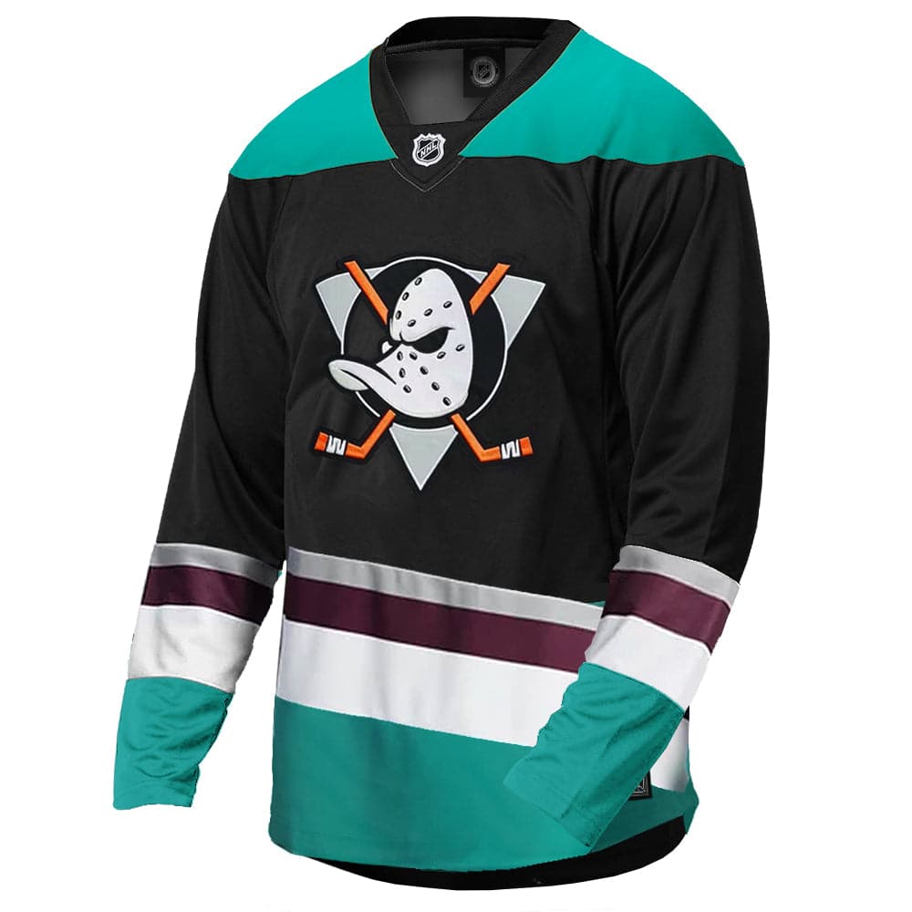 Anaheim Mighty Ducks Majestic NHL Fan Replica Jersey - Black