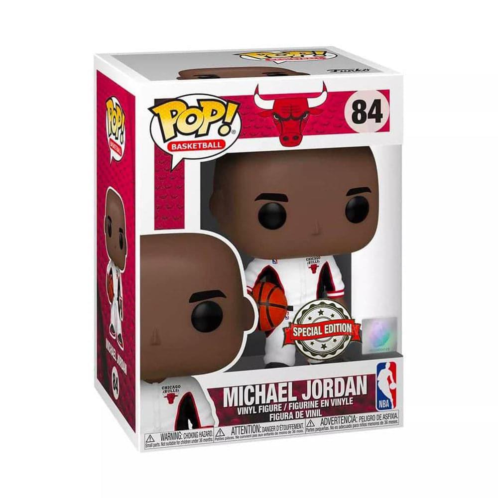 Michael Jordan Chicago Bulls Funko NBA Pop 84 Special Edition Figure - White