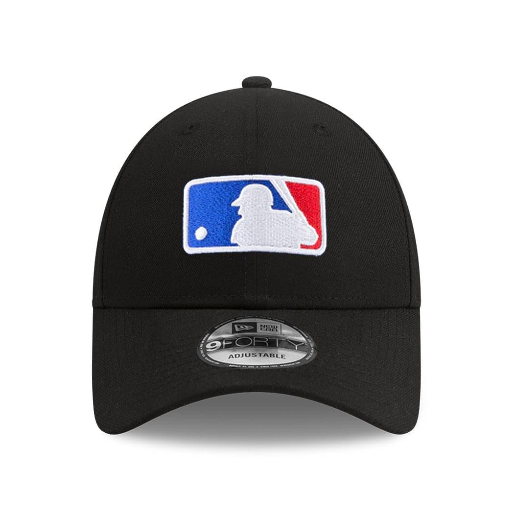 MLB Batterman Logo New Era 9FORTY Curve Snapback Hat - Black