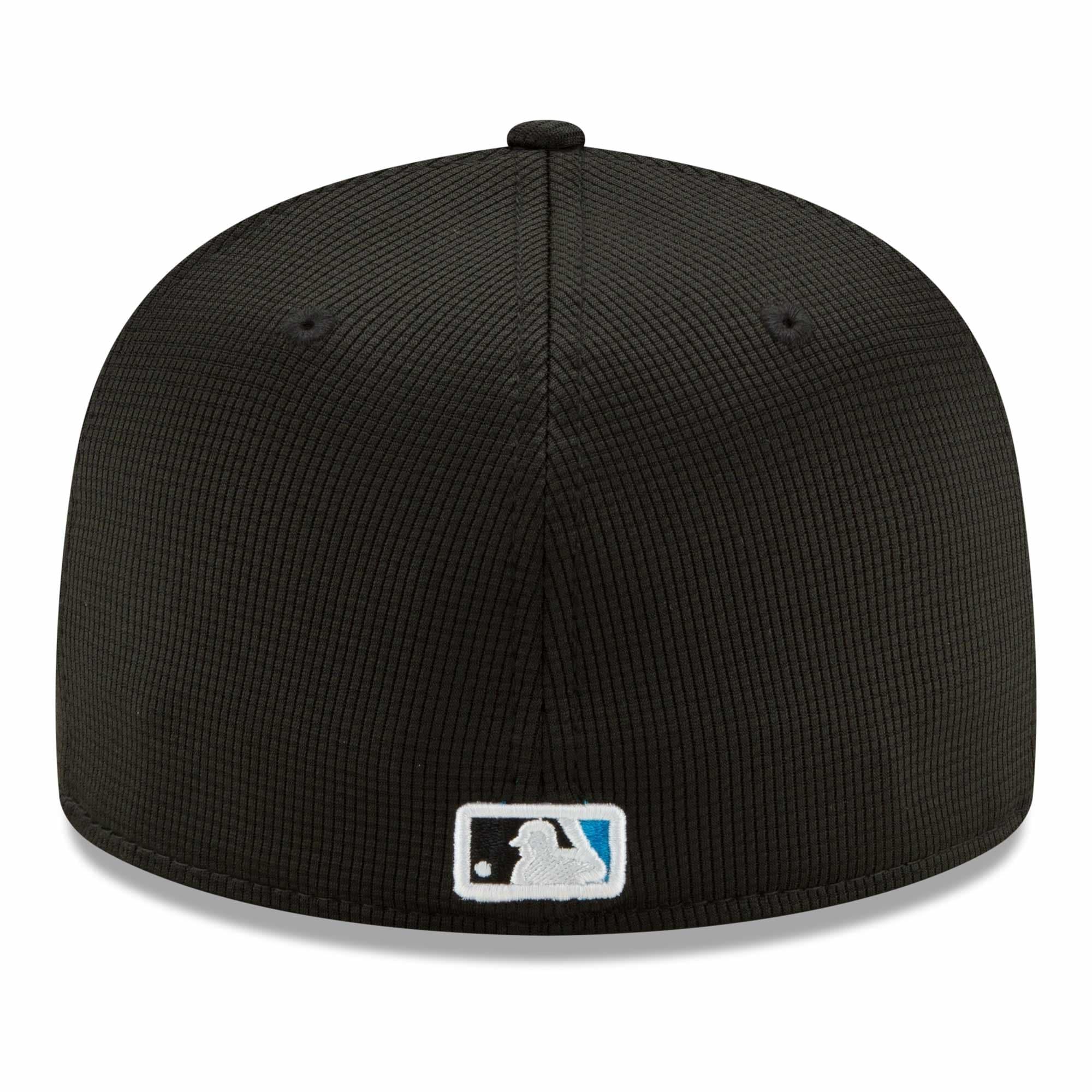 Miami Marlins New Era MLB Clubhouse 59FIFTY Fitted Hat - Black