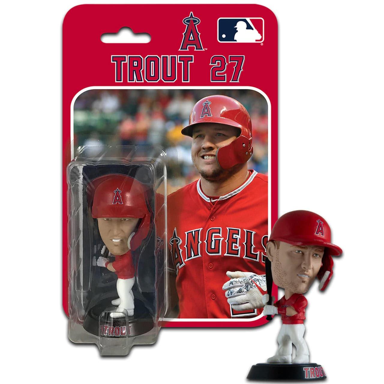 Mike Trout Los Angeles Angels Imports Dragon MLB 4" Bobblehead Figure