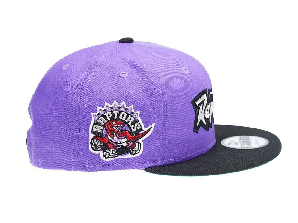 Toronto Raptors New Era NBA Hardwood Classics Wordmark 9FIFTY Snapback Hat - Purple