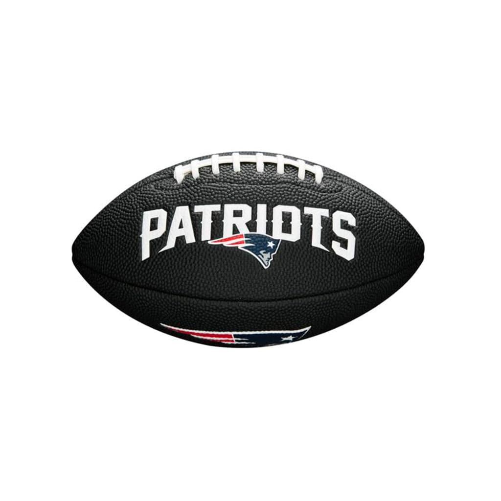 New England Patriots Wilson NFL Mini Size Team Football - Black