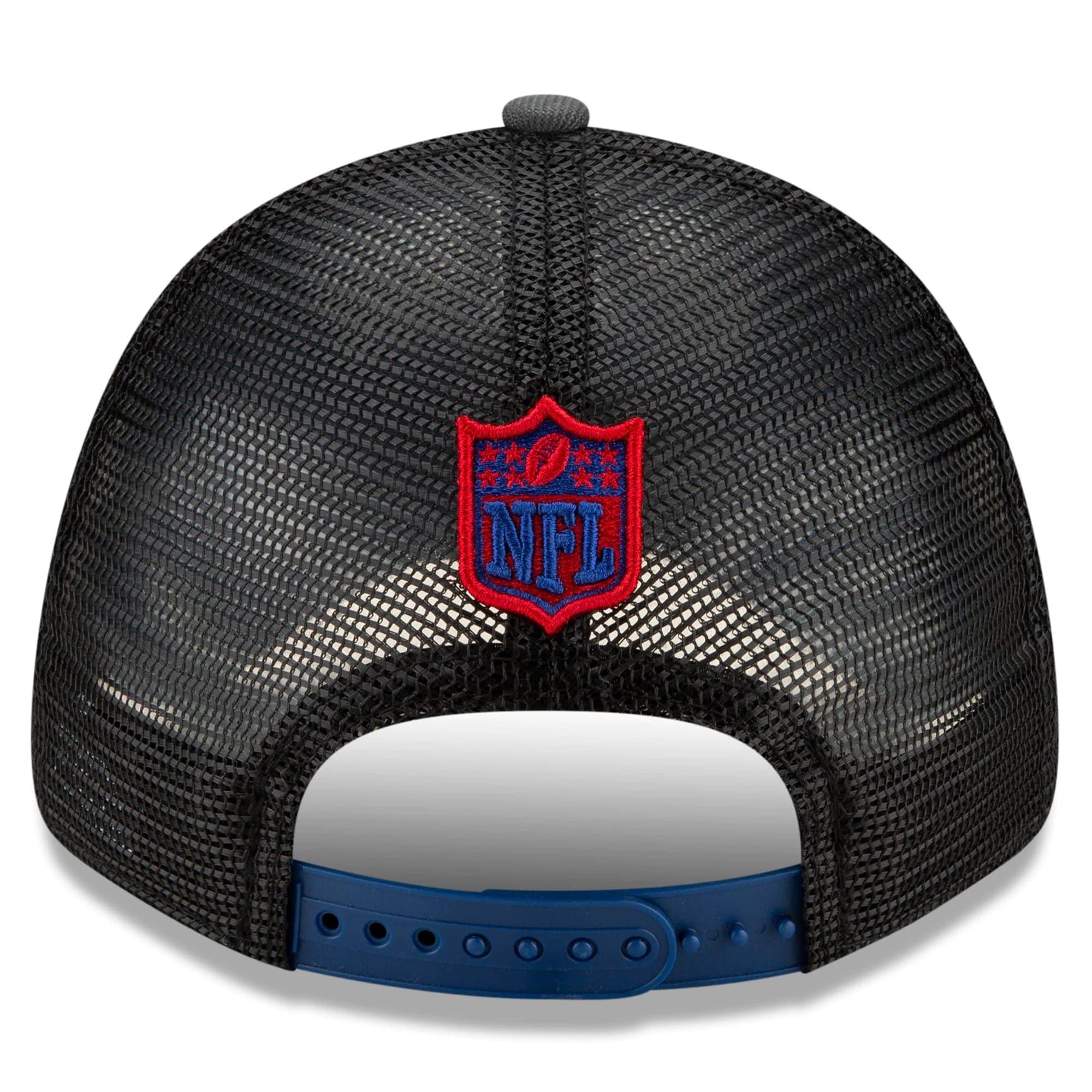 New York Giants New Era 2021 NFL Draft 9FORTY Snapback Curve Hat - Graphite