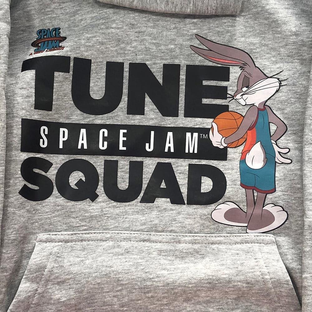 Youths Space Jam 2 Movie Outerstuff Hood Locker Hoodie Jumper - Grey