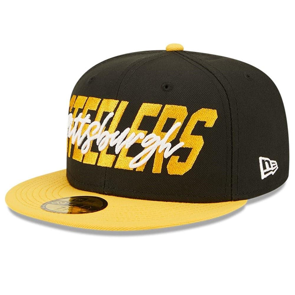 Pittsburgh Steelers New Era NFL 22 Draft 59FIFTY Fitted Hat - Black