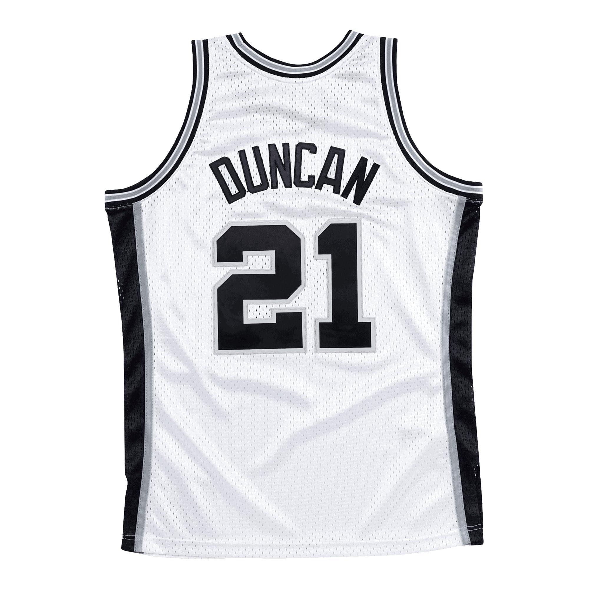 Tim Duncan San Antonio Spurs Mitchell & Ness NBA 98-99 Swingman Jersey - White