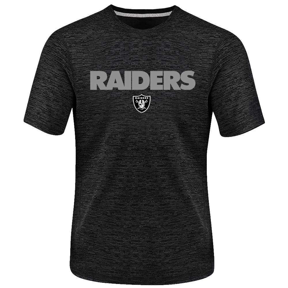 Oakland Raiders Majestic NFL Ultra Streak Performance T-Shirt - Black