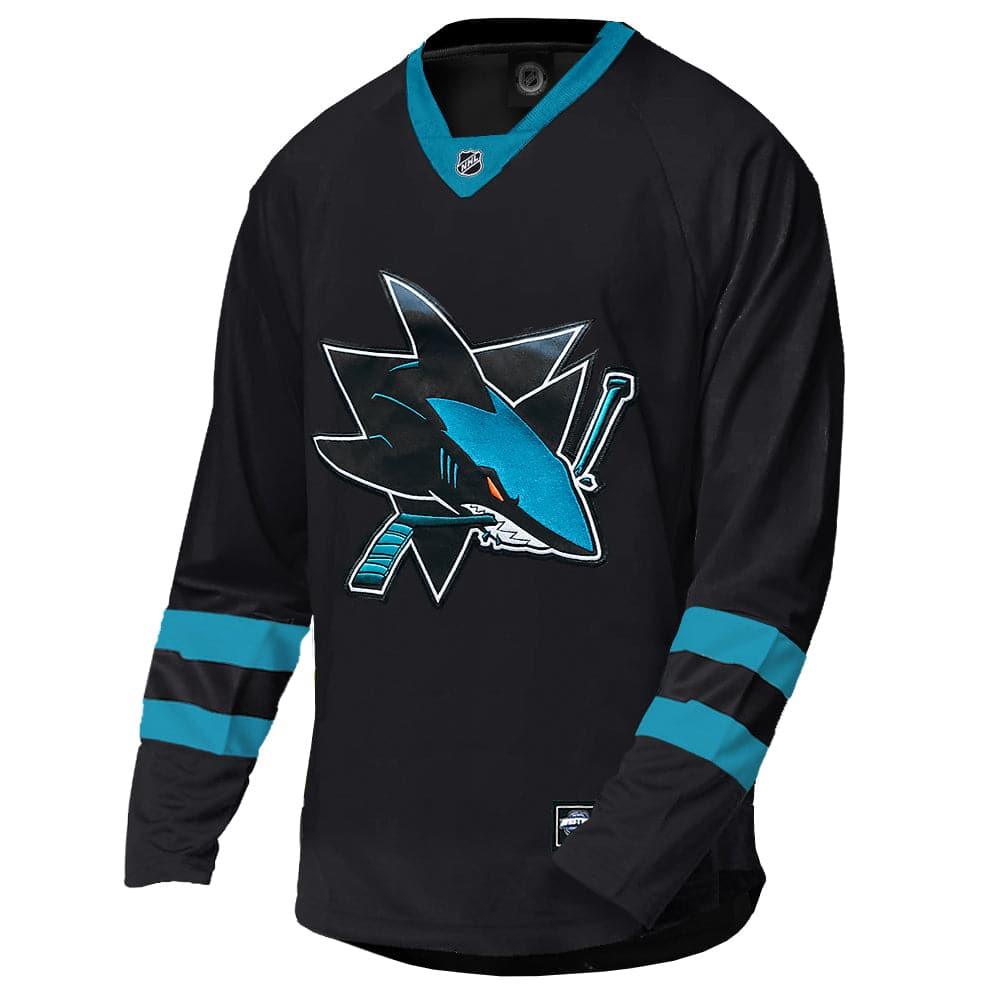 San Jose Sharks Majestic NHL Fan Replica Jersey - Black