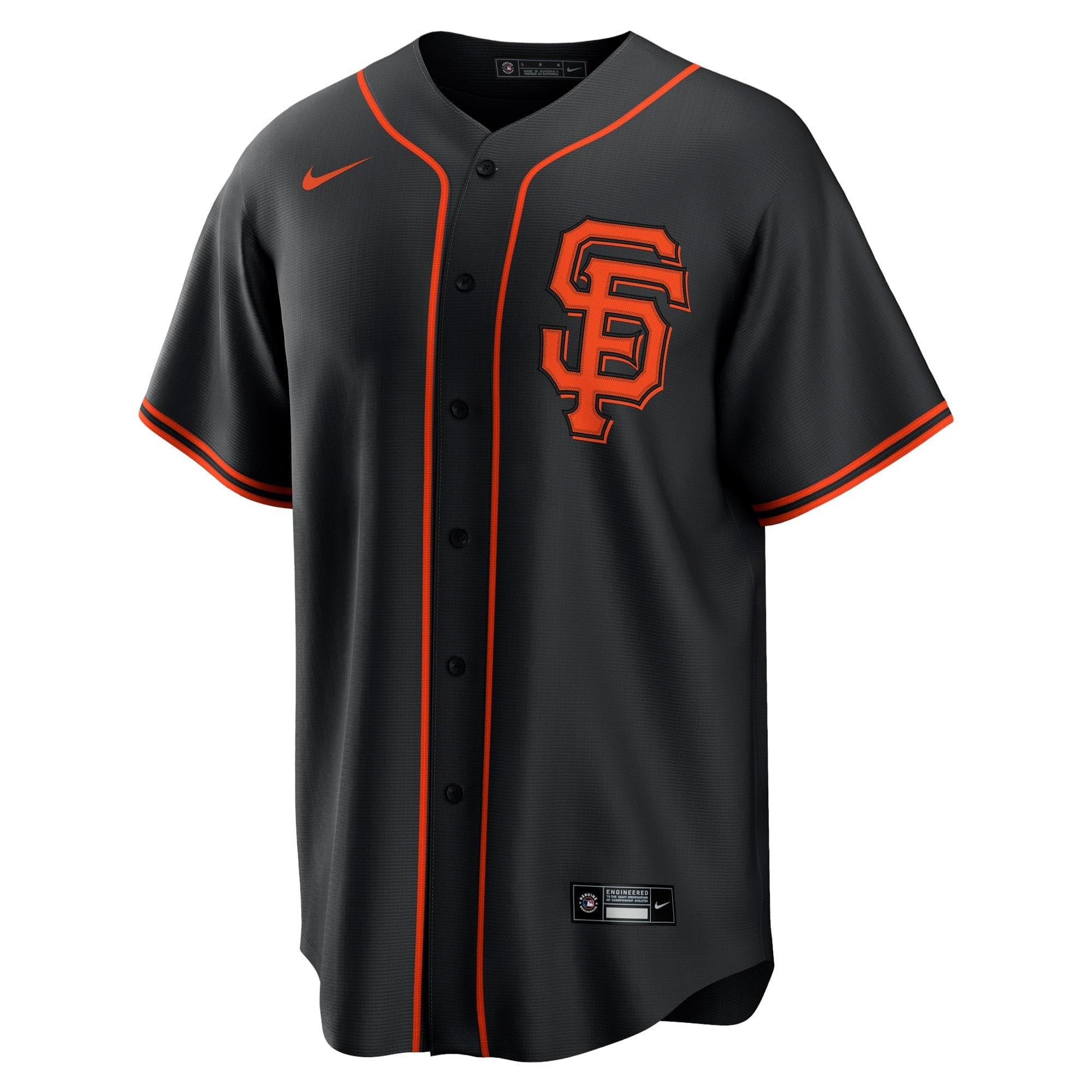 San Francisco Giants Nike MLB Alternate Replica Jersey - Black