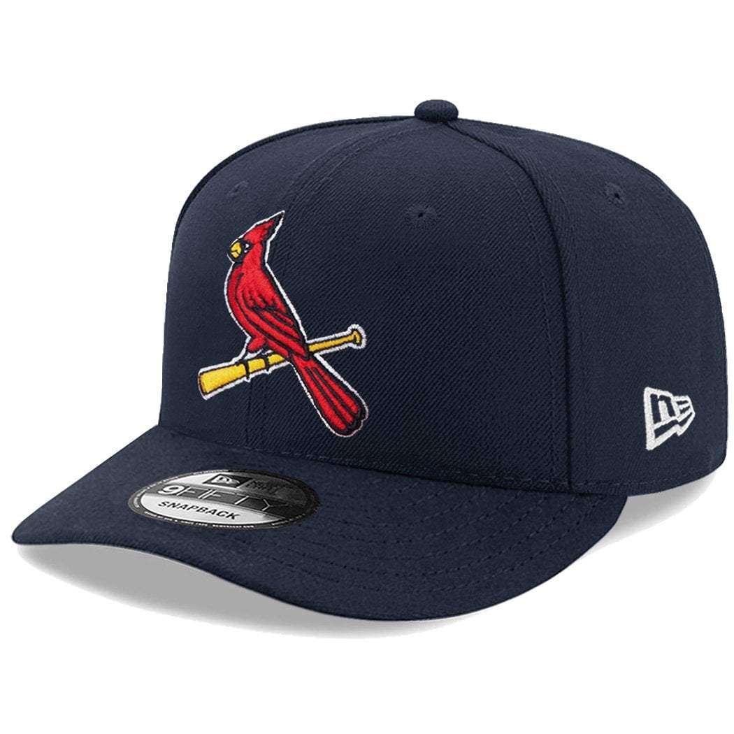 St Louis Cardinals New Era MLB Alt 9FIFTY Pre-Curved Snapback Hat - Navy