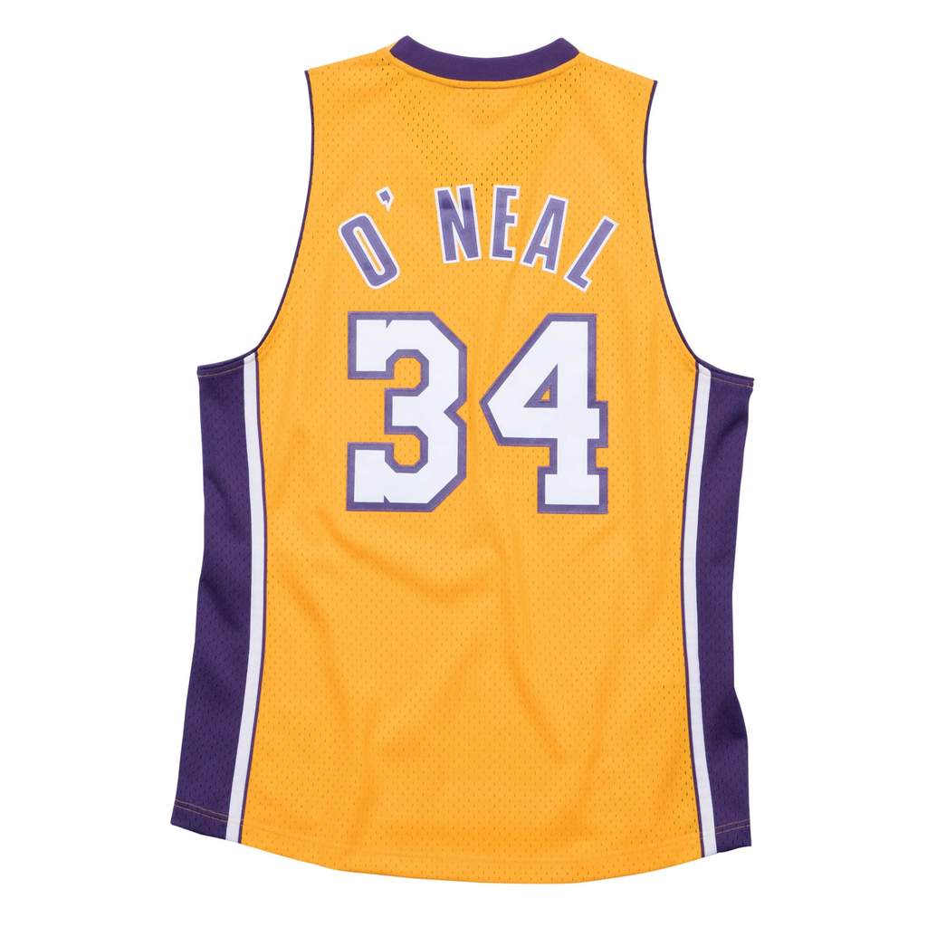 Shaquille O'Neal Los Angeles Lakers Mitchell & Ness NBA 99-00 Swingman Jersey - Gold