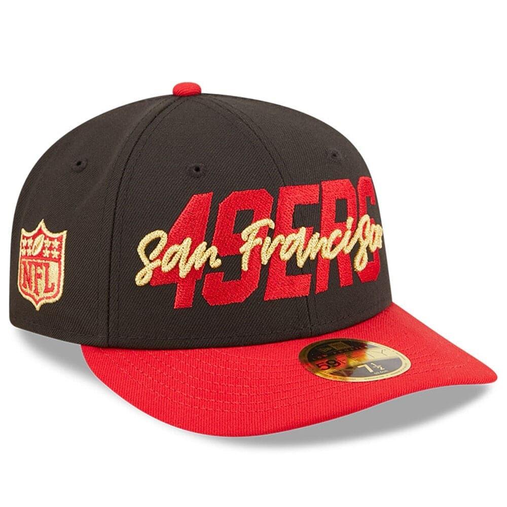 San Francisco 49ers New Era NFL 2022 Draft Low Profile 59FIFTY Fitted Hat - Black