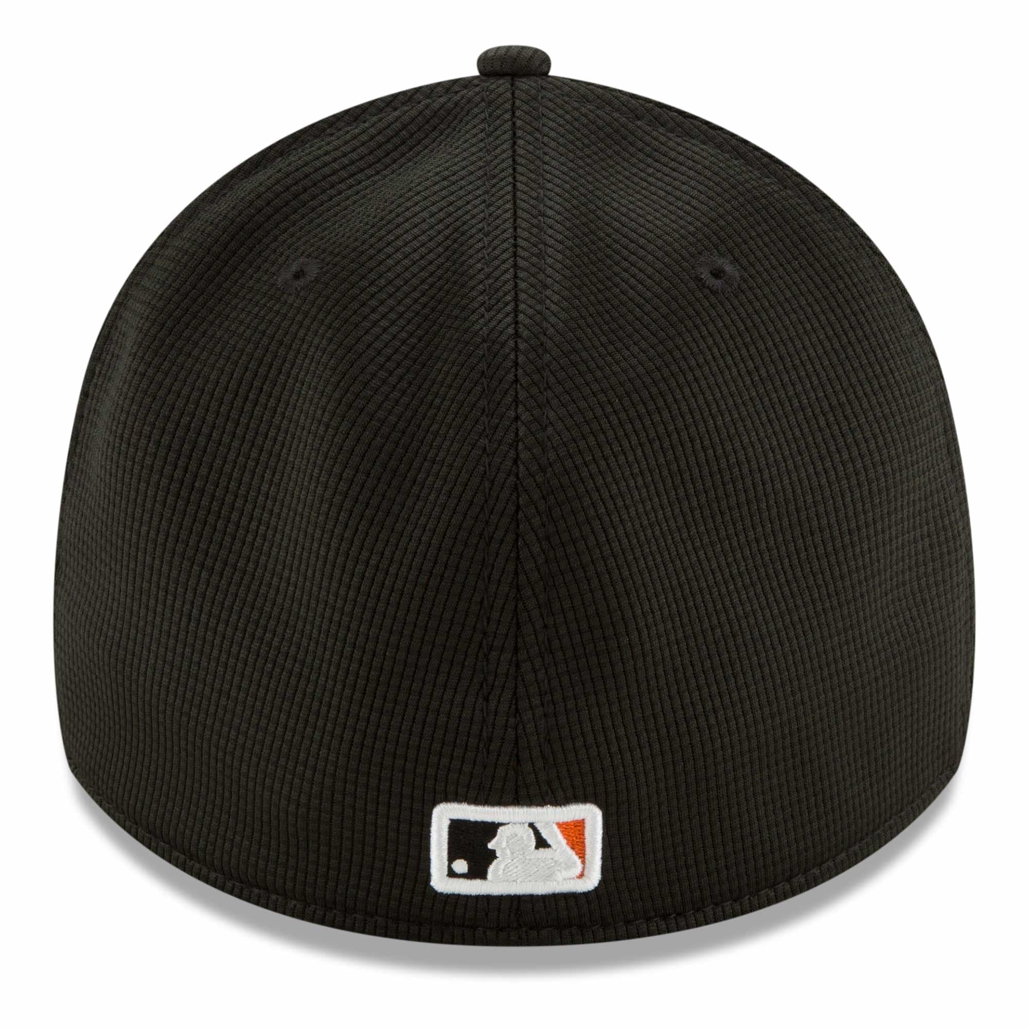 San Francisco Giants New Era MLB Clubhouse 39THIRTY Flex Fit Curve Hat - Black