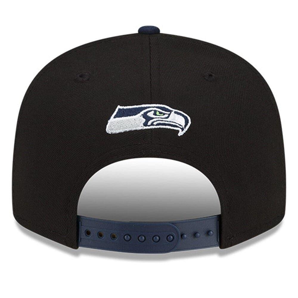 Seattle Seahawks New Era NFL 2022 Draft On-Stage 9FIFTY Snapback Hat - Black