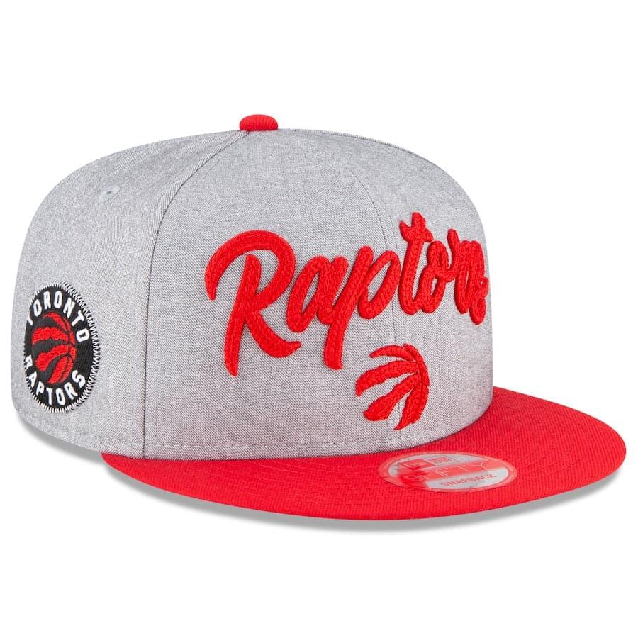 Toronto Raptors New Era 2020 NBA Draft 9FIFTY Snapback Hat - Heather Grey