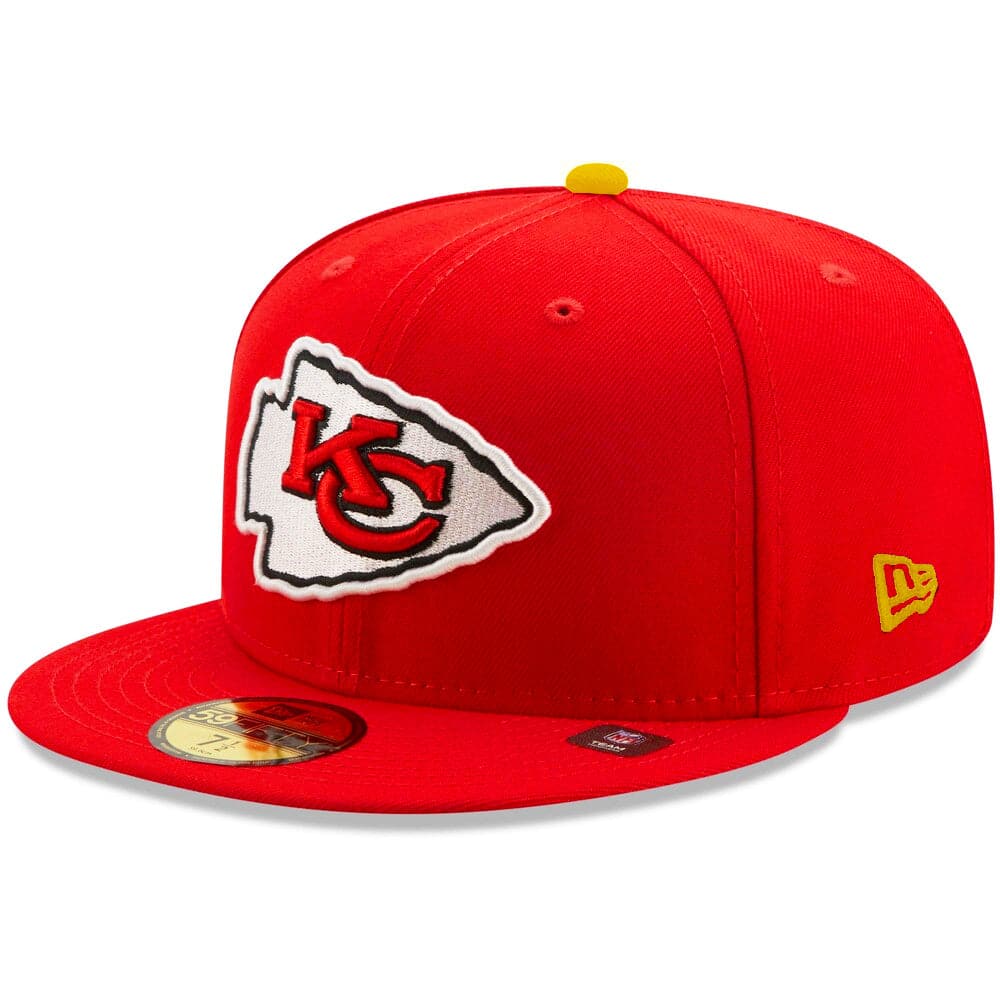 Kansas City Chiefs New Era NFL Back Script 59FIFTY Fitted Hat - Red