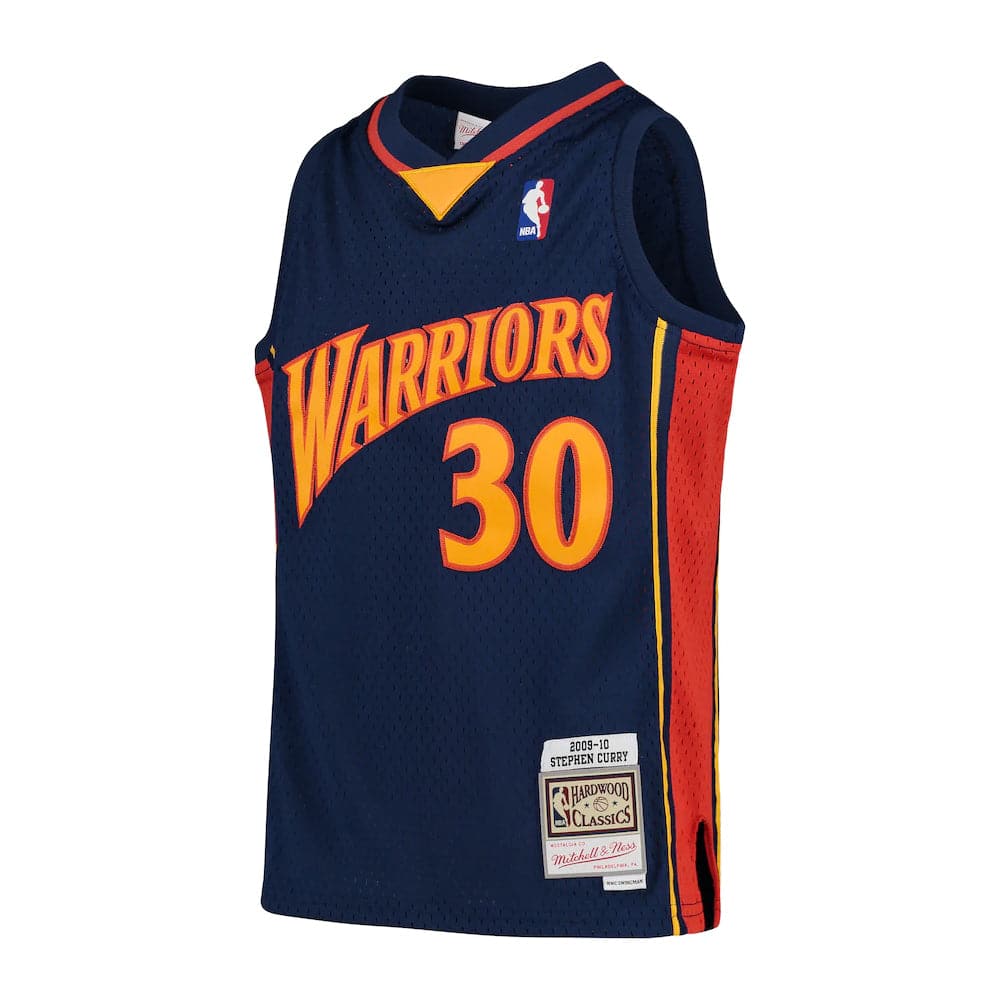 Youths Steph Curry Golden State Warriors Mitchell & Ness NBA Swingman Jersey - Navy