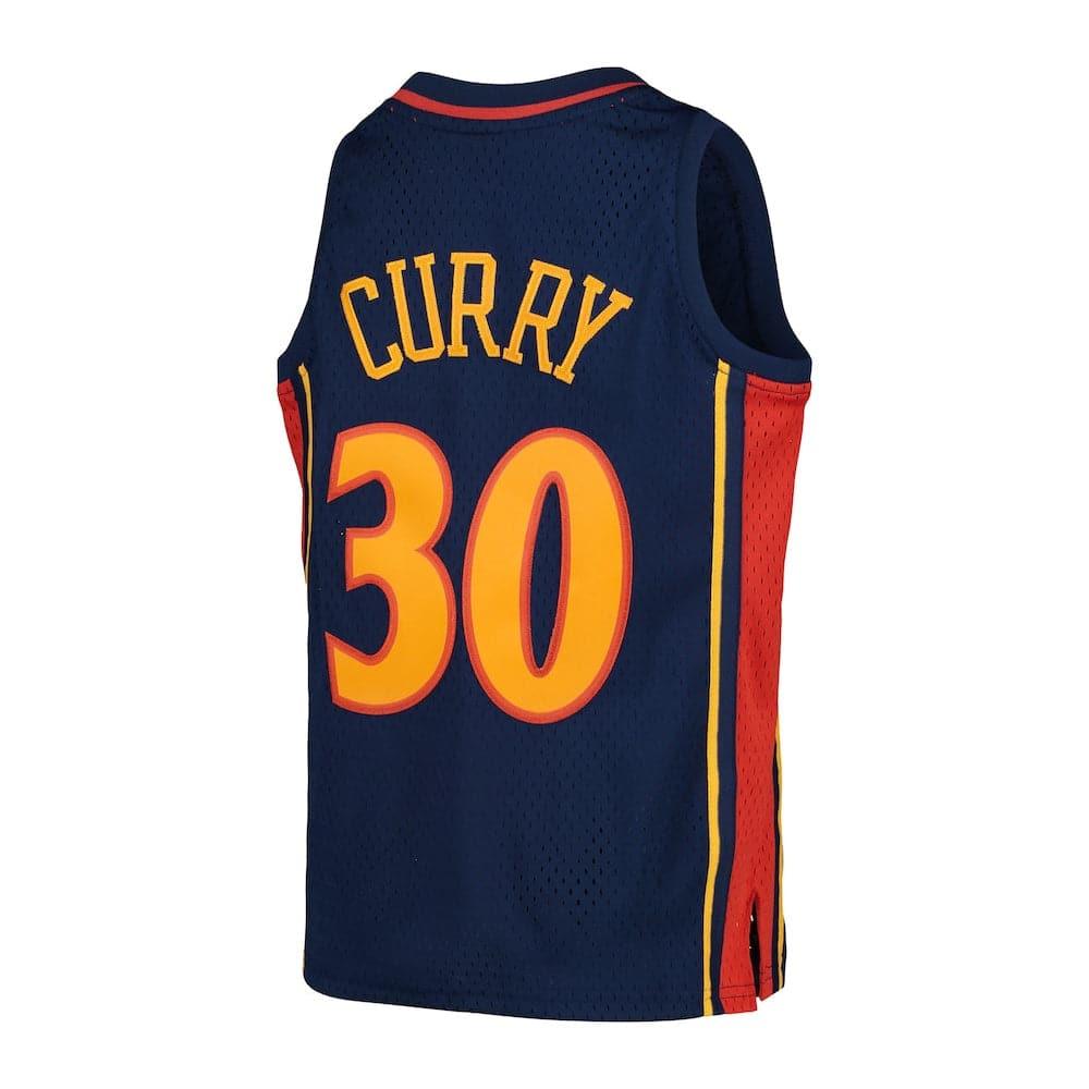 Youths Steph Curry Golden State Warriors Mitchell & Ness NBA Swingman Jersey - Navy