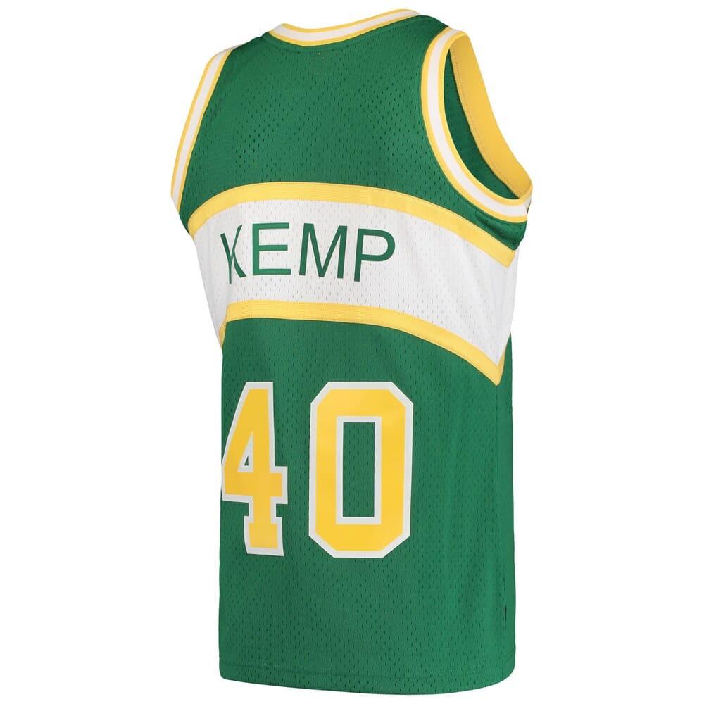 Shawn Kemp Seattle Supersonics Mitchell & Ness NBA 94-95 Swingman Jersey - Green