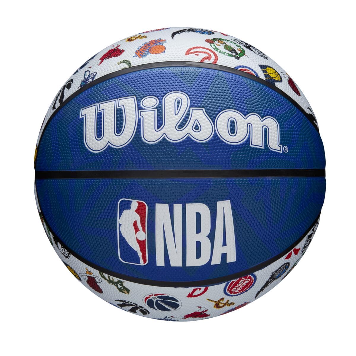 All Team Wilson NBA Full Size All Surface Basketball Ball - Blue