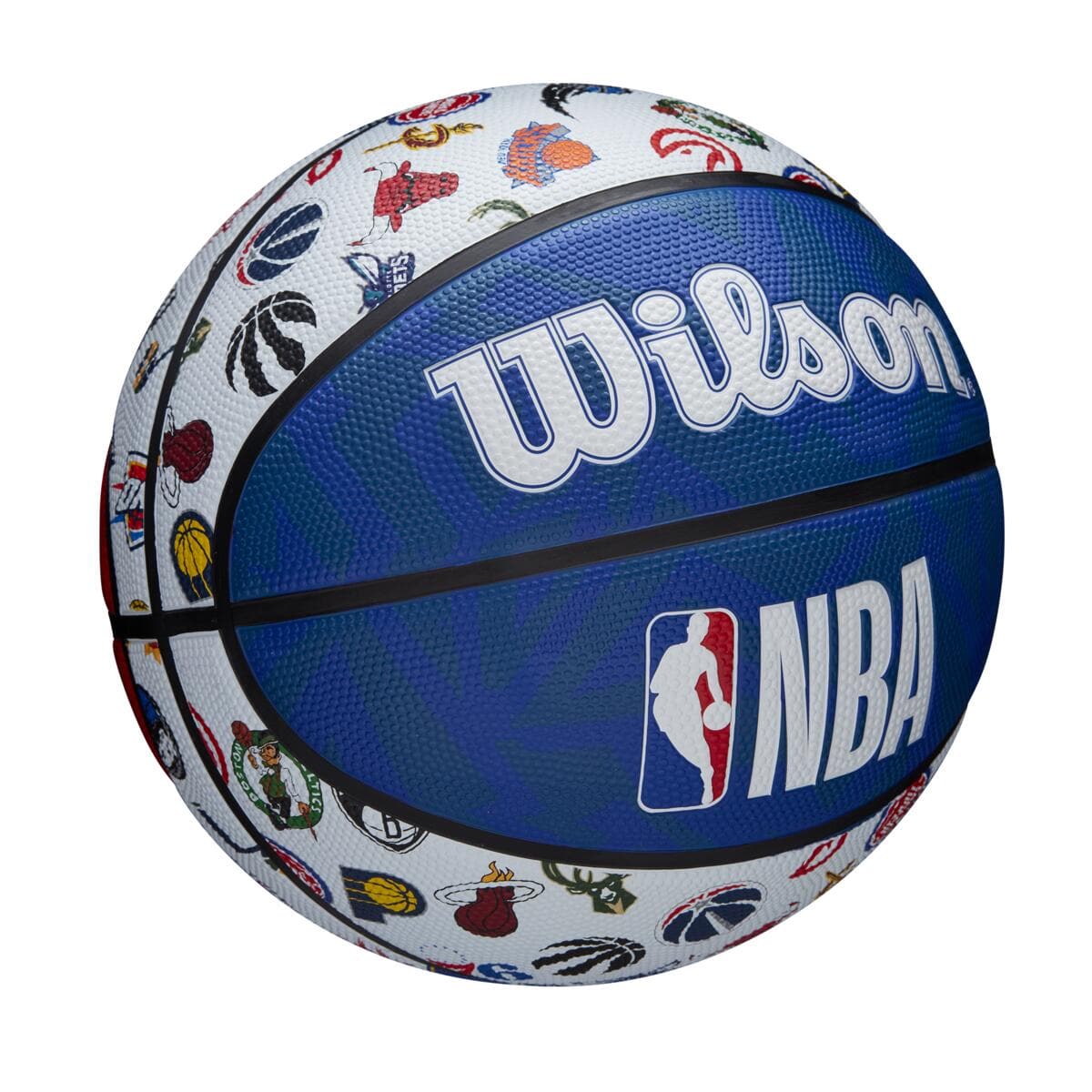 All Team Wilson NBA Full Size All Surface Basketball Ball - Blue