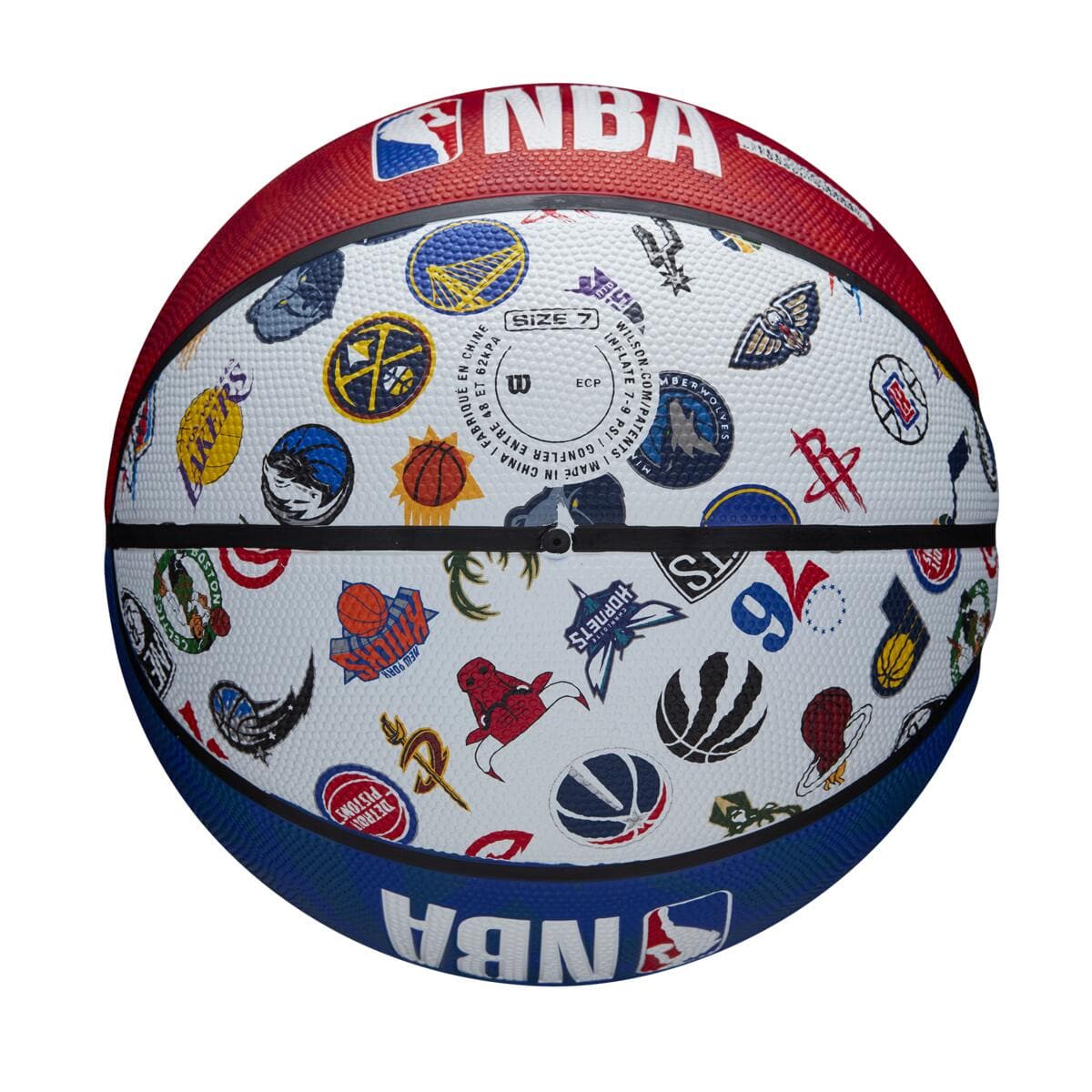 All Team Wilson NBA Full Size All Surface Basketball Ball - Blue