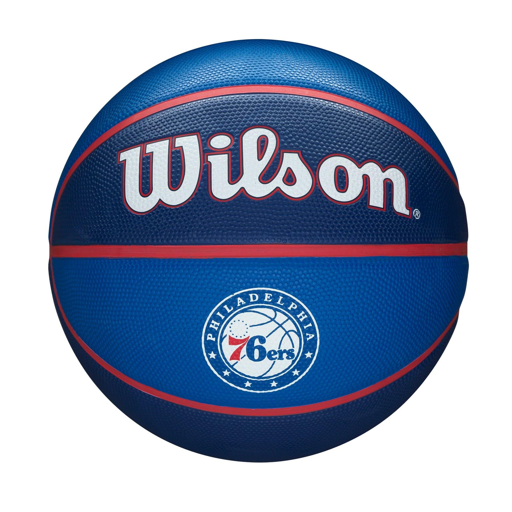 Philadelphia 76ers Wilson NBA Team Tribute Full Size Outdoor Basketball Ball