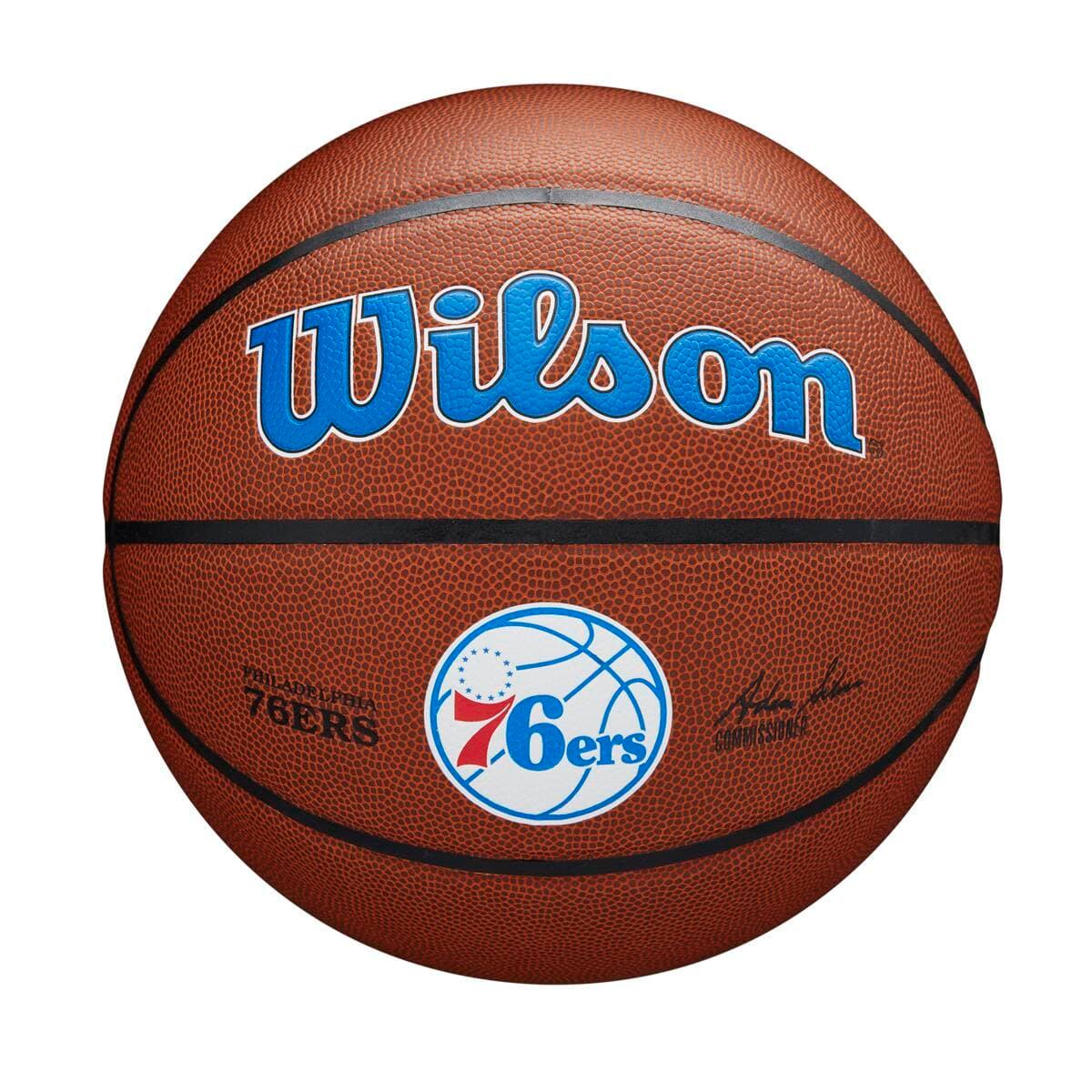 Philadelphia 76ers Wilson NBA Team Full Size Basketball Ball