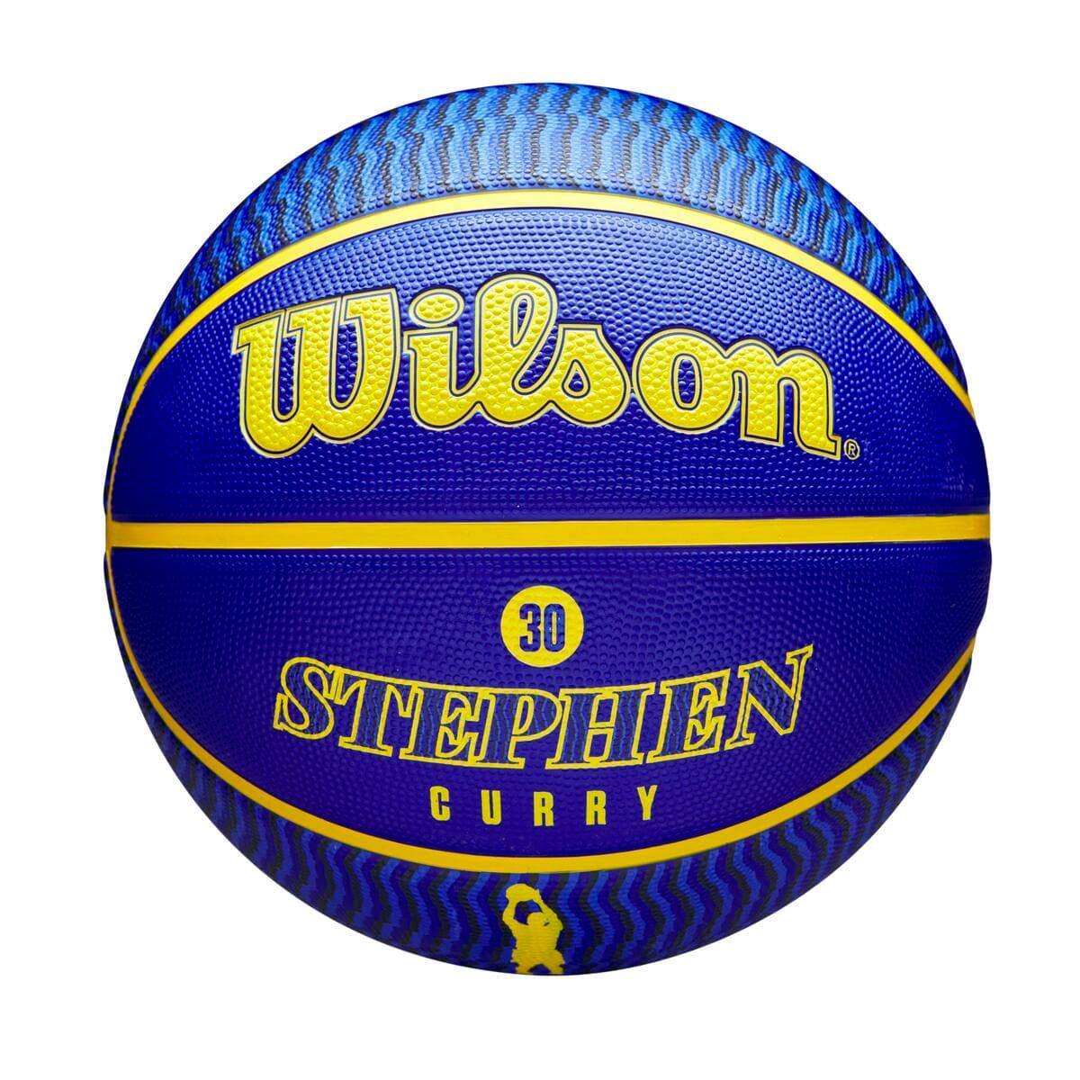 Steph Curry Golden State Warriors Wilson NBA Icon Full Size Basketball - Blue