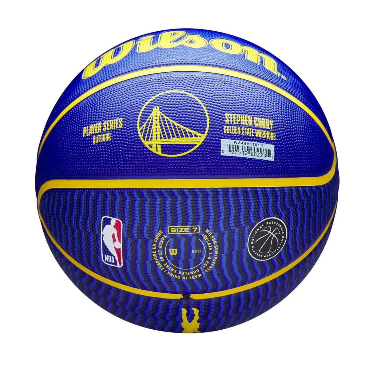 Steph Curry Golden State Warriors Wilson NBA Icon Full Size Basketball - Blue