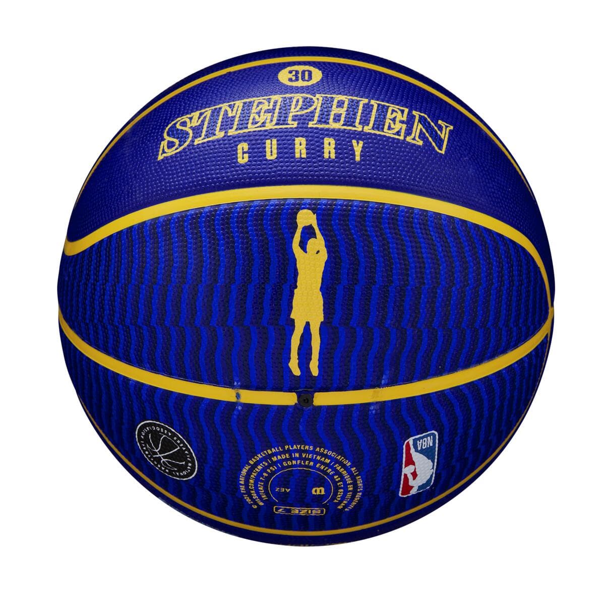 Steph Curry Golden State Warriors Wilson NBA Icon Full Size Basketball - Blue