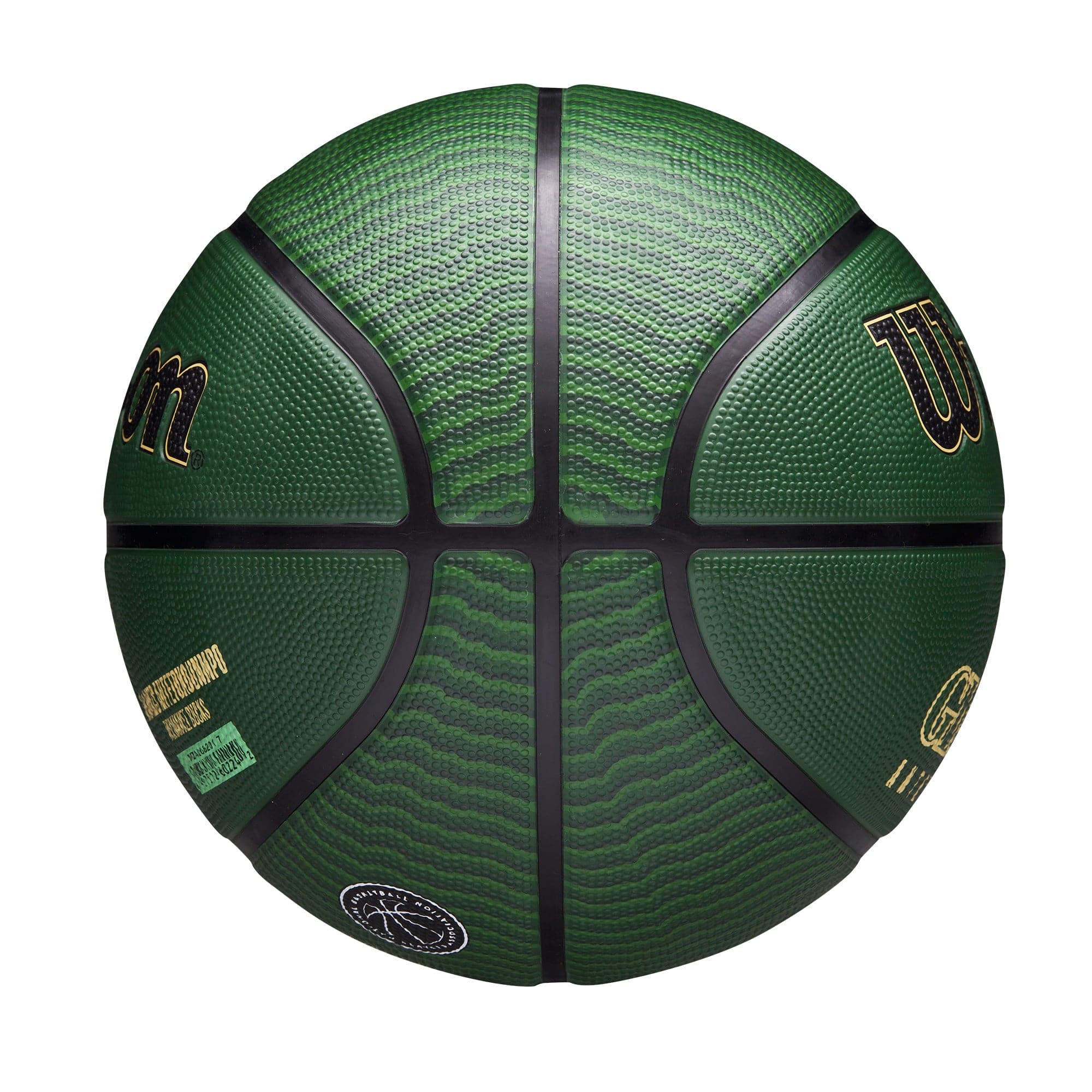 Giannis Antetokounmpo Milwaukee Bucks Wilson NBA Icon Full Size Basketball - Green