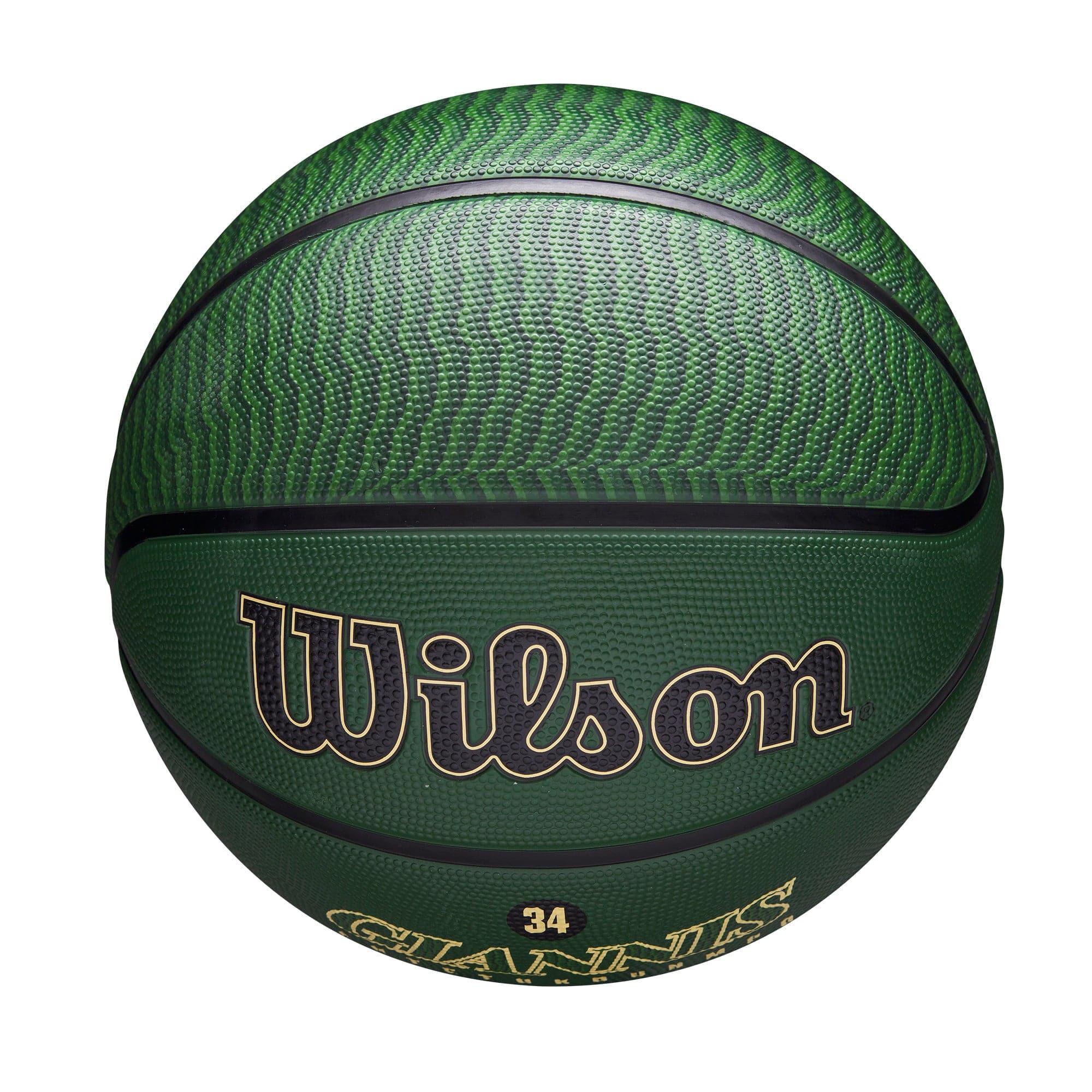 Giannis Antetokounmpo Milwaukee Bucks Wilson NBA Icon Full Size Basketball - Green