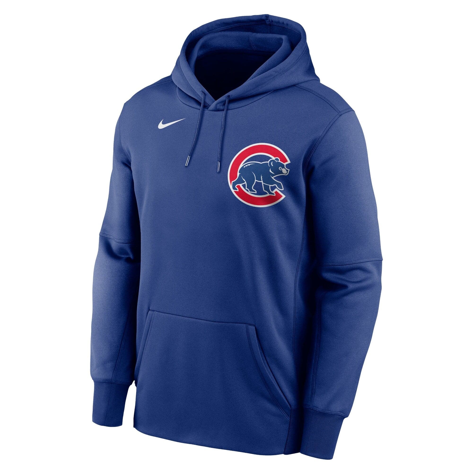 Chicago Cubs Nike MLB Wordmark Therma Hoodie Jumper - Blue