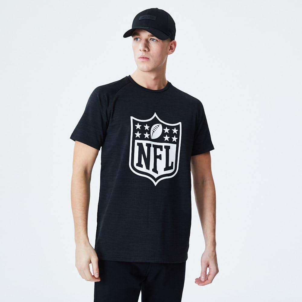 NFL Shield New Era Engineered Performance Raglan T-Shirt - Black