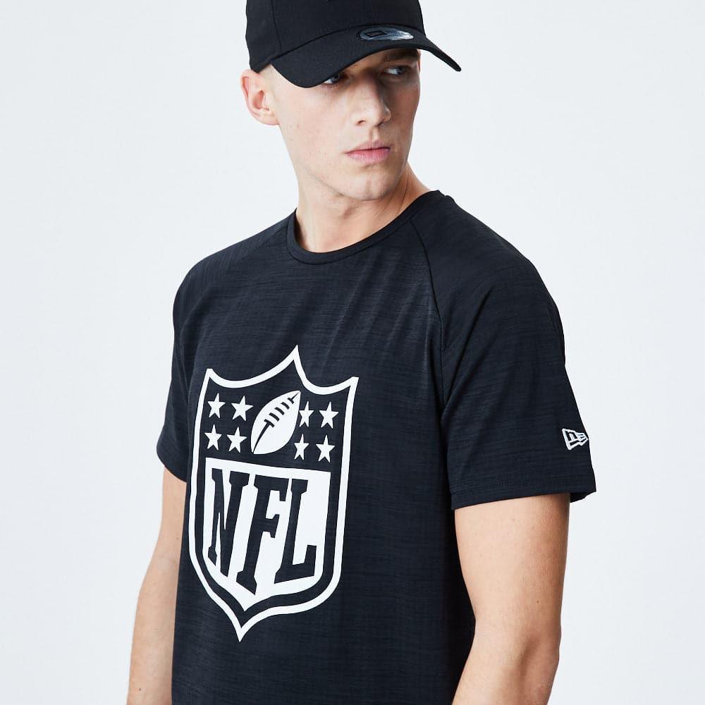 NFL Shield New Era Engineered Performance Raglan T-Shirt - Black