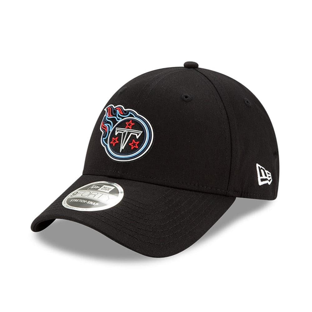 Tennessee Titans New Era NFL 2020 Draft 9FORTY Stretch Snapback Curve Hat - Black