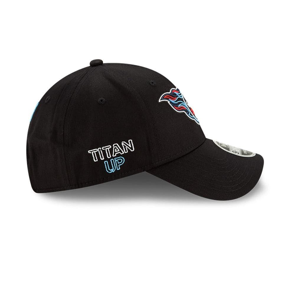 Tennessee Titans New Era NFL 2020 Draft 9FORTY Stretch Snapback Curve Hat - Black