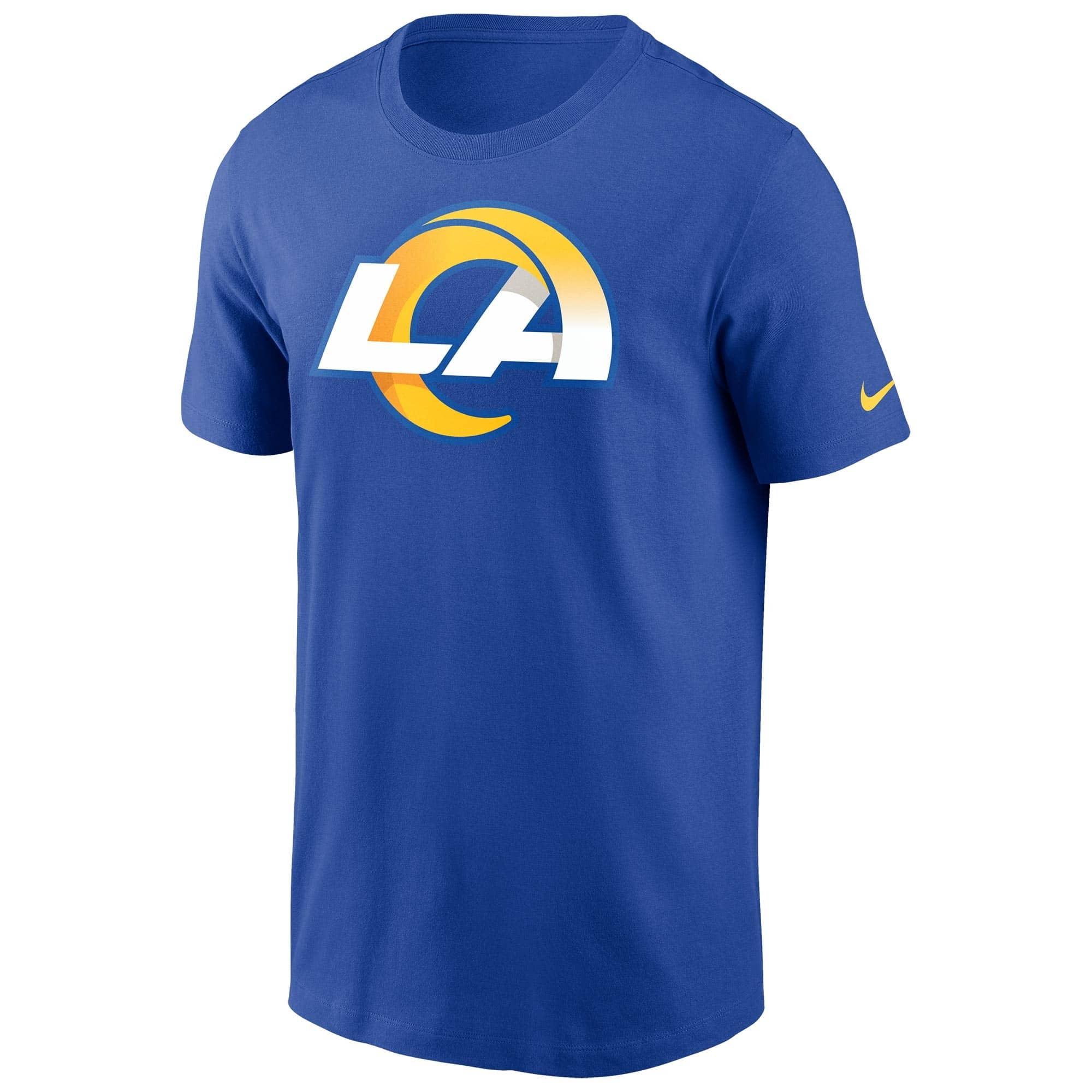 Los Angeles Rams Nike NFL Team Logo Essential T-Shirt - Blue