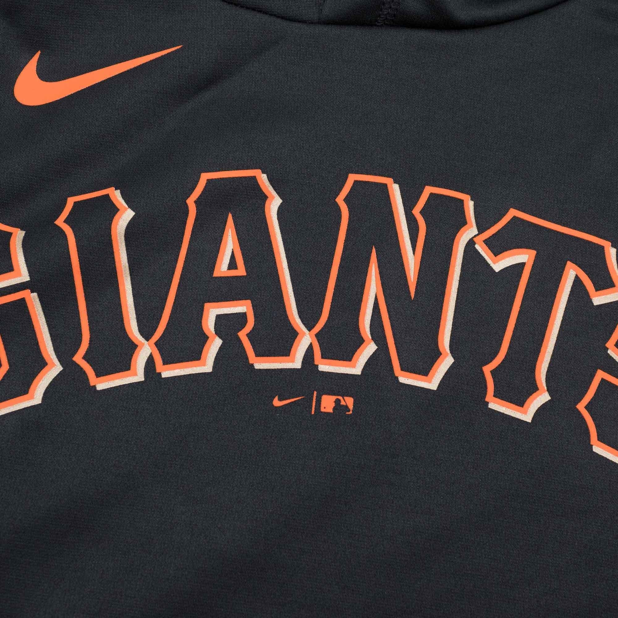 San Francisco Giants Nike MLB Wordmark Therma Hoodie Jumper - Black