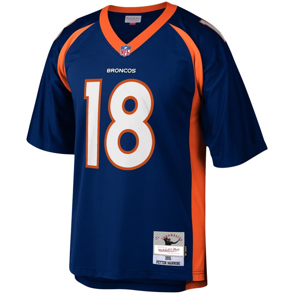 Peyton Manning Denver Broncos 2015 Mitchell & Ness NFL Legacy Jersey - Navy