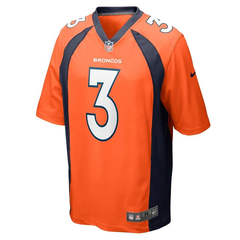 Russell Wilson Denver Broncos Nike NFL Game Jersey - Orange